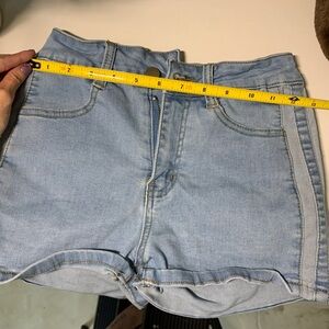 SHEIN Sky Blue Denim Shorts